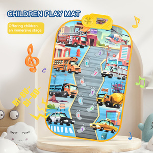 Zhorya bé giao thông chủ đề âm nhạc vui nhộn trẻ em bàn đạp piano trẻ em hoạt động chơi thảm trong nhà - Product Image 2