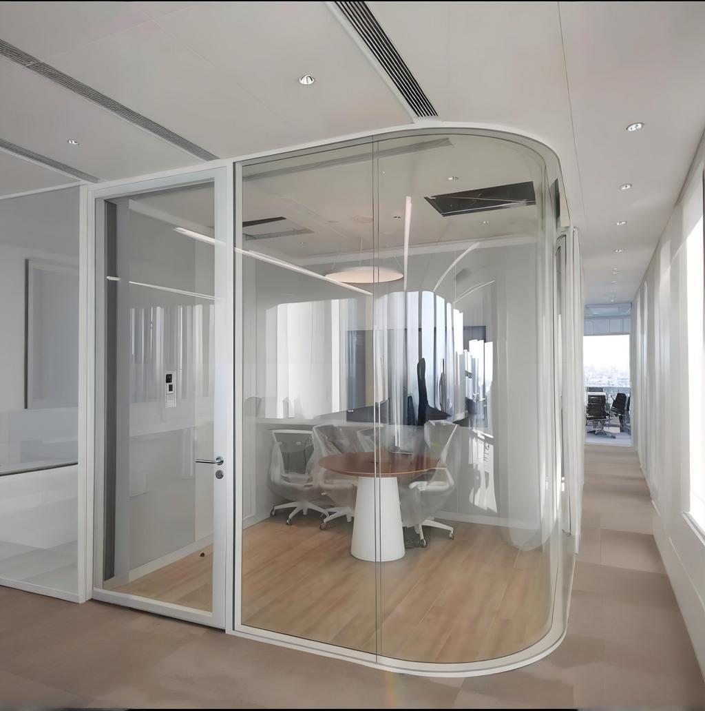 Smart Glass Switchable Elctrochromic Dimmable Atomized Privacy Window Smart Glass Partition PDLC Film Electric Aluminium Profile · image 6