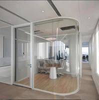 Verre Intelligent Commutable Électrochrome Gradable Atomisé, Film PDLC de Confidentialité pour Fenêtre ou Cloison, Profil en Aluminium Électrique