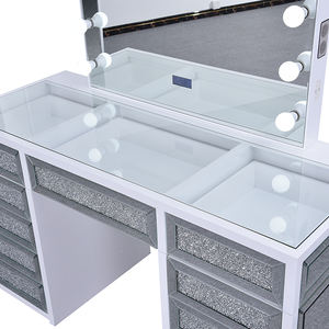 Tocador de diseño moderno, gran capacidad OEM, 11 cajones, led, juego de tocador con espejo - Product Image 6