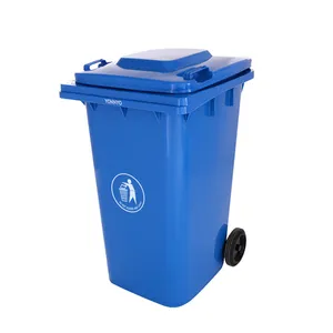 China Dustbin manufacturer 240 liter plastic outdoor garbage bin