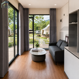 บ้านพักตากอากาศสำเร็จรูปสไตล์โมเดิร์น ขนาด 40 ฟุต บ้านคอนเทนเนอร์หรูหราพร้อมระเบียง - Product Image 6