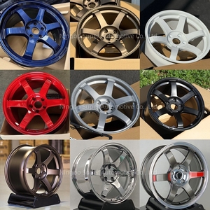 Forgex ล้ออลูมิเนียมฟอร์จ6061ความเร็วสูงสีขาว5X120 5X114.3 <span class=keywords><strong>18</strong></span>นิ้วล้อ jdm <span class=keywords><strong>Te37</strong></span>สำหรับ Toyota <span class=keywords><strong>ขอบ</strong></span> Gr86 Lexus Audi BMW Benz - Product Image 5