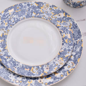 Dinner Sets Wholesale New Design European Style 4-piece Ceramic Plates and Bone China <b>Gift</b> <b>Box</b> Luxury Party Hot Cup Kit - Product Image 2