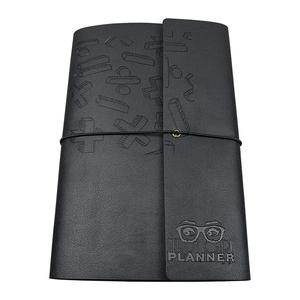 カスタムルーズリーフジャーナルドット付きグリッドライニング印刷ソフトPUレザーカバー糸縫製学校オフィス文房具ギフト乳製品 - Product Image 6