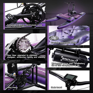 Spatium 2026 Nuovo Prodotto per Esterni: Bicicletta Elettrica a Pedali per la Pesca, E-Bike Acquatica, Bicicletta d'Acqua in Vendita - Product Image 3