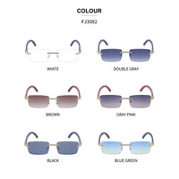 Gỗ Hạt Khung Phong Cách Sunglasses Custom Logo Thời Trang Không Vành Mens Sun Glasses 2022 Sang Trọng Với Kim Cương Hình Chữ Nhật Womens Shades