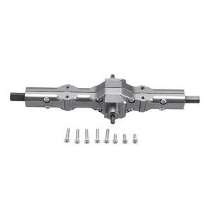 1/16 parti di camion WPL RC 6 ruote motrici con metallo anteriore centrale posteriore ponte accessori in plastica giocattolo telecomandato - Product Image 1