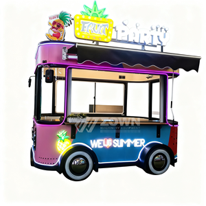 Mobile Mini Ice Cream Food Cart <b>Small</b> Fast Food Trailer Snack Customized Machines Food Truck for Sale - Product Image 2