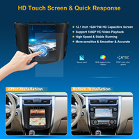 Lecteur DVD de voiture Android 12,1 pouces pour GMC Yukon 2014+, Chevrolet Tahoe 2014+, Chevrolet Suburban 2014-, écran tactile multimédia