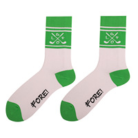 Chaussettes tendance 2026, unisexes, amusantes, colorées, pour le club de plein air, le golf, cadeau, logo personnalisé