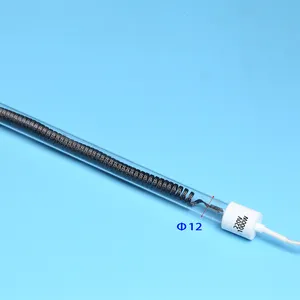 220V 240V 2000W 1000W 500W SK15 carbon fiber IR heat lamp infrared heater heating elements