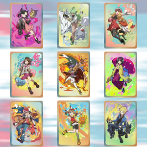 Pokemond - Ensemble de cartes en métal dorées personnalisées - Affichages artistiques d'anime - Charizard Pikachu - <span class=keywords><strong>Jeu</strong></span> de cartes à collectionner - Boîte de booster - Pack - Product Image 3