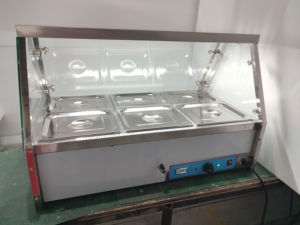 Chauffe-plats électrique commercial pour buffet, bain-marie, avec 3 bacs 1/1 GN ou <span class=keywords><strong>6</strong></span> bacs 1/2 GN - Product Image 2