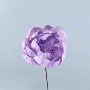 Flores Secas de Peonía <span class=keywords><strong>Preservadas</strong></span> en Madera Sola Multicolor, Venta Especial en Instagram, <span class=keywords><strong>Tallo</strong></span> Largo, Decoración para el Hogar, para el Día de la Madre y Pascua - Product Image 5