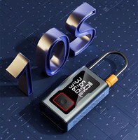 Portable 4000mAh sans fil Mini pompe à Air électrique sans fil gonfleur de pneu de voiture avec haute pression 150psi pratique ABS boîte d'affichage