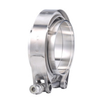 OEM Zorro/Sellena ZL-V-Band Turbo-Auspuffrohr V-Band-Klemme 2 Zoll 2,25 Zoll 2,5 Zoll 3 Zoll 51 63 76mm Männlicher Weiblicher Flansch-Kit