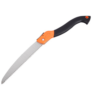 Folding <b>Saw</b> Stainless Steel Blade Orange And Black Handle 251mm For Garden Woodworking Branch Cutting - Product Image 1