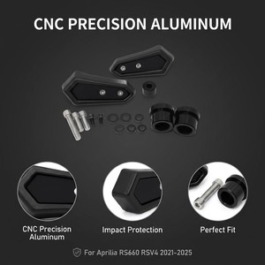 Protection de cadre moteur anti-chute en alliage d'aluminium pour moto Kawasaki <span class=keywords><strong>Ninja</strong></span> <span class=keywords><strong>650</strong></span> / Z650 2025-2026 - Product Image 4
