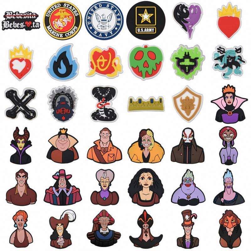 1000 Style Random Designer Charms For Diy Cheap Clog Charms Shoes Accessories