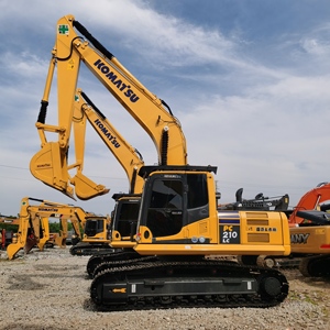 Miniexcavadora para exteriores Komatsu 210 más vendida, buen estado, terrian áspero, precio más bajo en puntos, excavadora usada a la venta - Product Image 4