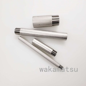 Wakamatsu OEM Tùy Chỉnh Chất Lượng Đáng tin cậy <span class=keywords><strong>SS</strong></span> 316 304 2 Inch Thép Không Gỉ Chủ Đề Đôi Dài Phụ Kiện Đường Ống Thùng Núm Vú - Product Image 6