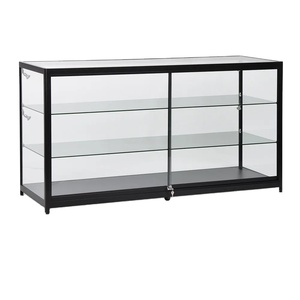Wholesale economic frame display case glass showcase for retail display