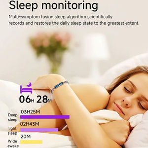 Bracelet intelligent de fitness CE FCC Rohs BH3 pour femme, bijou intelligent en alliage de zinc avec chaîne de pierres précieuses, bracelet de sport sans écran - Product Image 2