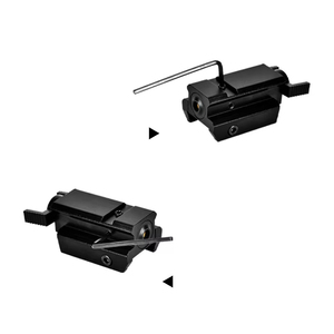 Mini lunette de chasse tactique en aluminium rouge avec pince basse de désignation de torche à détachement rapide et caractéristique étanche - Product Image 4