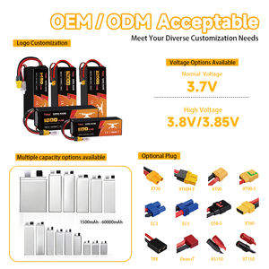 แบตเตอรี่ลิโพแบบ Solid State 22.2V 6S 14Ah 16Ah 18Ah 20Ah 22Ah 24Ah 30Ah ความหนาแน่นของพลังงานสูง25C ก้อนแบตเตอรี่ UAV 8S - Product Image 5