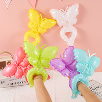Feiyue Nouveau Ballon en aluminium Macaron Papillon Ange, Bracelet de poignet, Bâton à main, Bandeau, pour Fête d'anniversaire d'enfants et Déguisements, Vente en gros