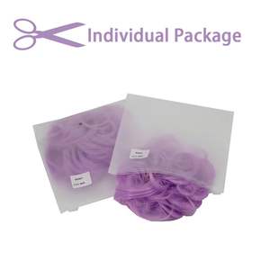 FQ001 ที่ม้วนผมสีม่วงพร้อมยางยืดที่แข็งแรงสำหรับผมทรงบันแบบธรรมชาติ สไตล์ยุโรปและอเมริกาแบบสบายๆ K Silk P Silk - Product Image 3