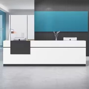 Bàn tiếp tân dịch vụ khách sạn đơn giản thời trang thương mại công ty sản xuất chuyên nghiệp trung tâm mua sắm Thẩm mỹ viện - Product Image 6