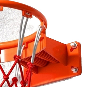 Aros de Baloncesto de Acero Metálico para Exteriores, Canastas de Baloncesto Resistentes de 35 cm y <span class=keywords><strong>45</strong></span> cm Estándar en Naranja y Negro - Product Image 2