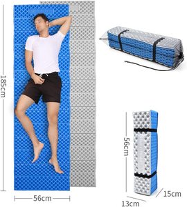 NPOT Seasons Waterproof Folding Camping Mat Portable IXPE Foam Sleeping Pad Egg Crate Camping Mat Super Quality 4 Aluminum Foil