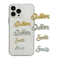 Breloques décoratives en résine à dos plat, motif ballerine actrice ajourée, noir et blanc, avec strass, style dessin animé élégant, pour coques de téléphone