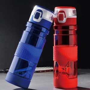 Promotional Plastic 19oz Anti-slip Tritan Water Bottle for Outdoor Sports GRS RPET Sport Drink Bottle With Flip Top Lid
