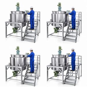 Machine de moulage et de mélange de qualité pour savon naturel, lotion cosmétique, crème et pâte émulsifiante, capacité 50-3000 kg/heure, entièrement automatique - Product Image 6