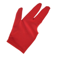 Gants de billard WECARE GLOVE à trois doigts en spandex pour usage commercial