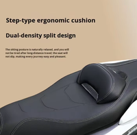 Expédition sous 7 jours HAUNCHI 150cc Scooter à essence 4 temps avec démarrage électrique/à manivelle Vitesse maximale de 95 km/h Fabriqué en Chine