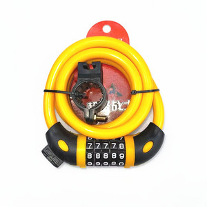 Candado de Combinación de 5 Dígitos para Bicicleta de Montaña, Cadena de Acero Antirrobo, Accesorios de Ciclismo Duraderos - Product Image 1
