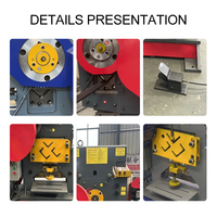 Machine de poinçonnage et de cisaillement combinée à haute efficacité, longueur de cisaillement 200 mm, 380 V, pour la fabrication de tôles en acier