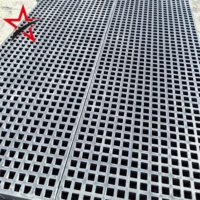 Panneaux de grille en PRV sur mesure OEM, toutes tailles/couleurs, pour passerelles d'usine
