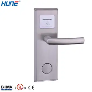 Wireless electric hotel rfid electronic card door activated lock china supplier keyless rfid card door locks lock cn gua