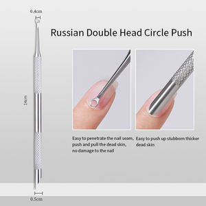 מניקור פדיקור מקצועי כלי מניקור מסמר ניקוי גוזם עמיד נירוסטה לציפורן - Product Image 3
