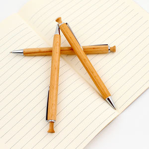 ปากกาลูกลื่นไม้พร้อมคลิปโลหะความกว้างในการเขียน1.0มม. ใหม่เป็นมิตรกับสิ่งแวดล้อม - Product Image 5