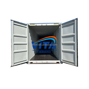 Nuevas unidades de almacenamiento portátiles de acceso multilateral 40HC de 4 puertas, contenedores de envío de apertura lateral de 40 pies, acero Corten, blanco, ISO9001 - Product Image 4