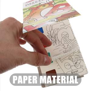 DIY Pigments Doodle Gouache pour enfants Animal <span class=keywords><strong>marin</strong></span> Image <span class=keywords><strong>Aquarelle</strong></span> Peinture Livre de coloriage - Product Image 5