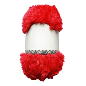 Wholesale <b>100</b>% <b>Polyester</b> Soft Fur <b>Yarn</b> Fuzzy Fur <b>Yarn</b> Chunky Fluffy Faux Fur <b>Yarn</b> - Product Image 2