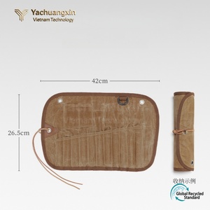 Outdoor Cutlery <b>Set</b> Storage Bag with Stainless Steel Spoon Fork Chopsticks for Camping Travel - Product Image 5